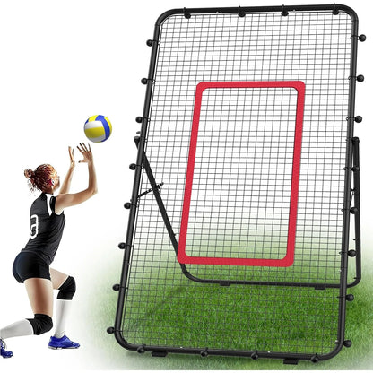 Adjustable 7x4ft Volleyball Net,Multi-Sport Rebounder.