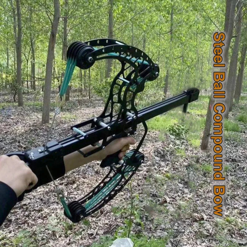 High Precision Mechanical Pulley, Composite Steel Ball Bow, Slingshot