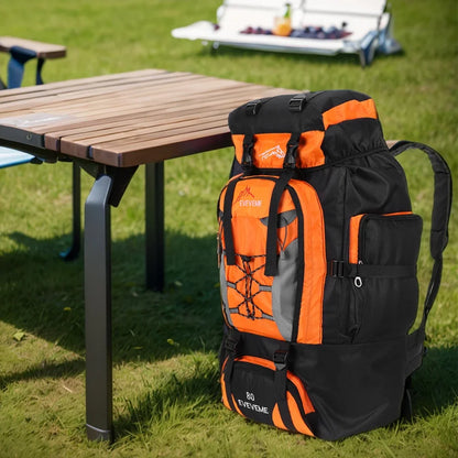 Mountaineering Backpack Large Capacity Climbing Backpack Adjustable.