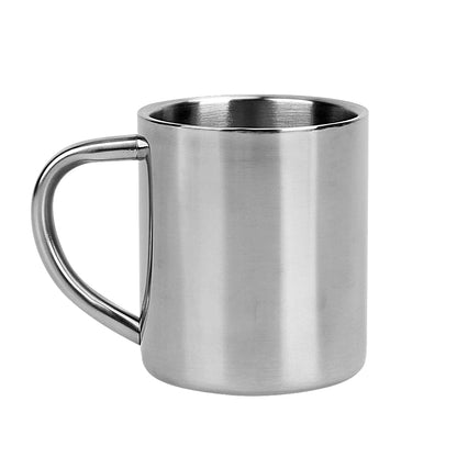 220ml Drinking Cup with Handle Stainless Steel
