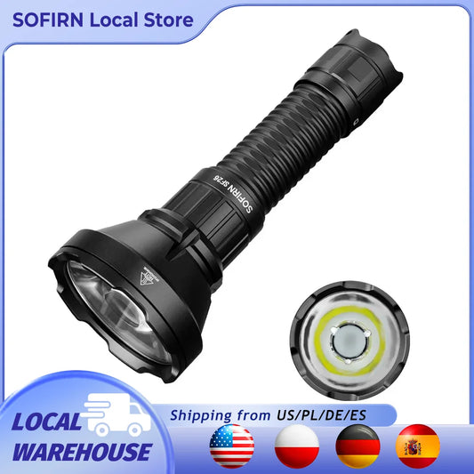Sofirn SF26 2000lm SFT40 LED 6000K Tactical Flashlight