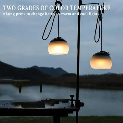 Camping Tent Light With Hook 4 Mode Adjustable LED