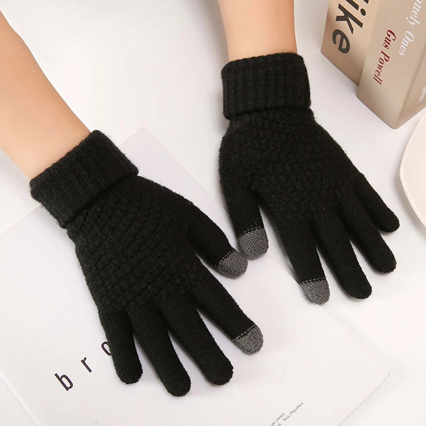 Touch Screen Cold Weather Gloves For Cycling Running Driving Hiking.
