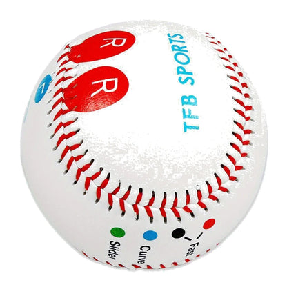 Pitch Training Baseball set with Finger Placement Markers.