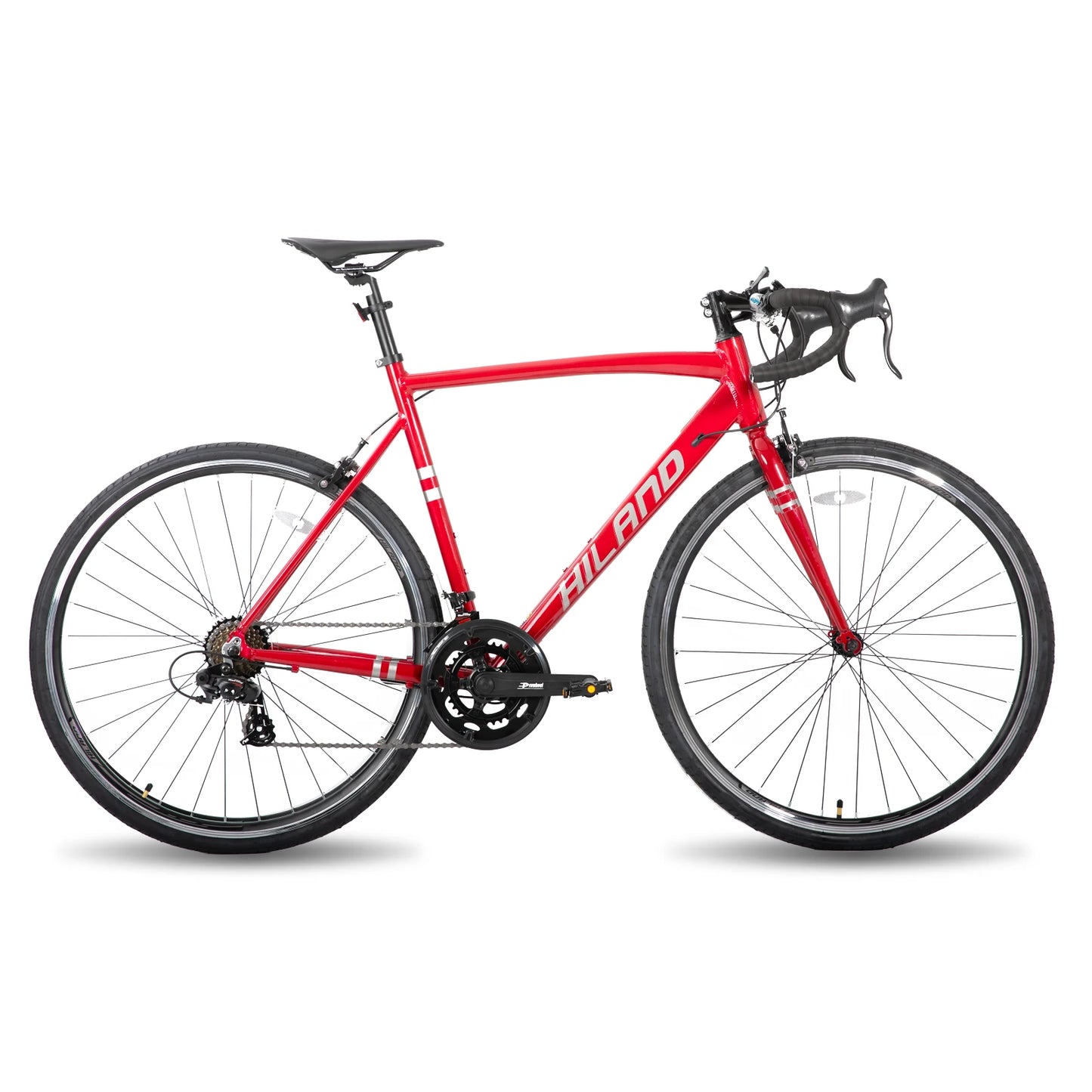 Hiland Aluminum Road Bike,Shimano 14 Speeds, 53/57cm Frame