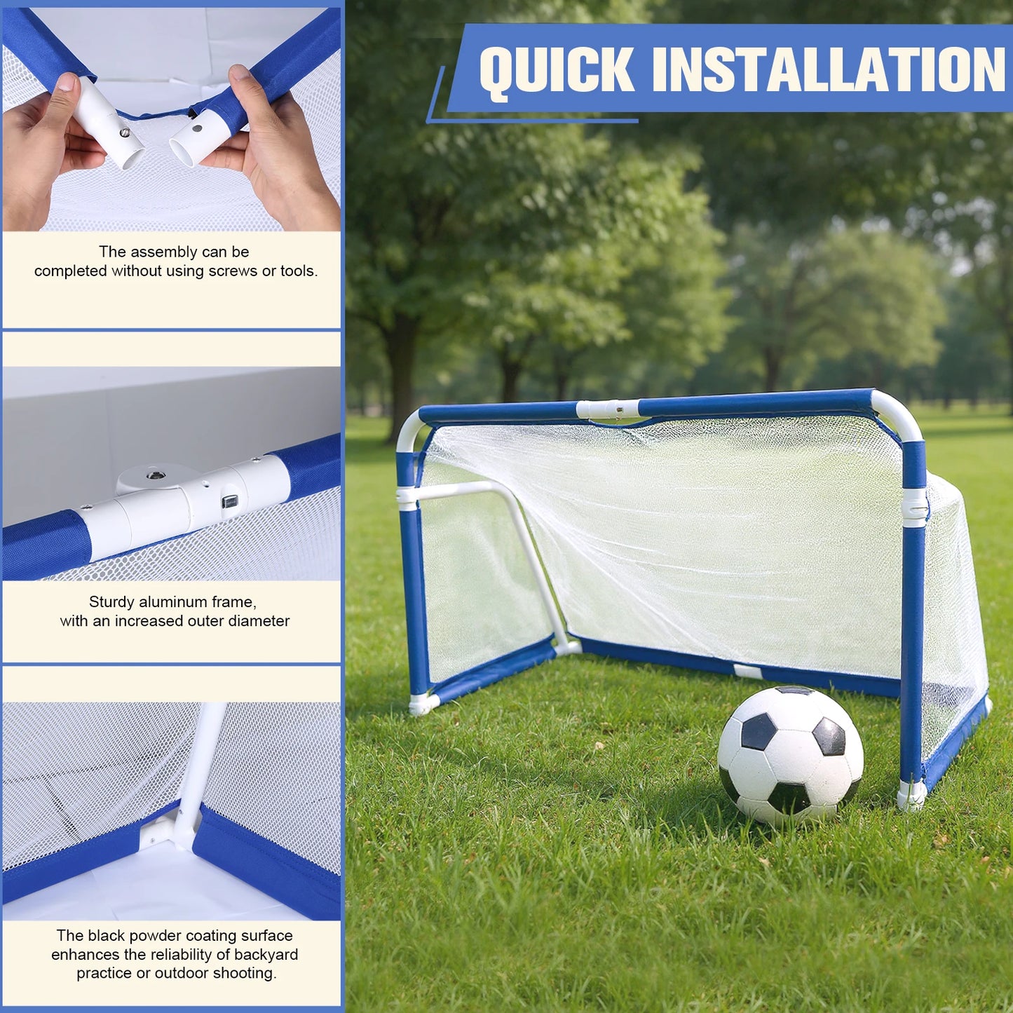 Aluminum Alloy Frame Soccer Goal