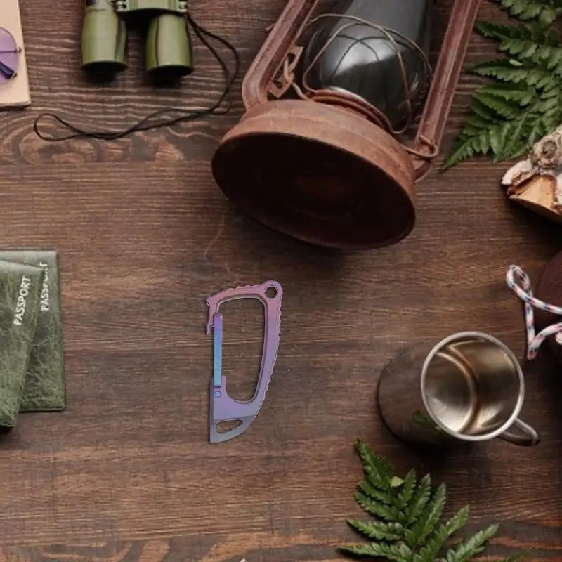 Titanium Carabiner Keychain Clip