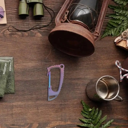 Titanium Carabiner Keychain Clip