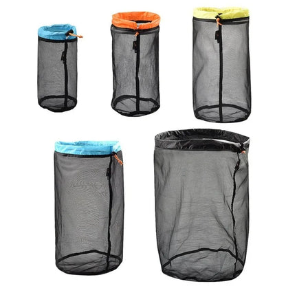 1Pcs Outdoor Ultralight Mesh Storage Bag