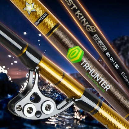 Offshore Trolling Rod Saltwater Big Game Boat Fishing Rod Heavy Duty