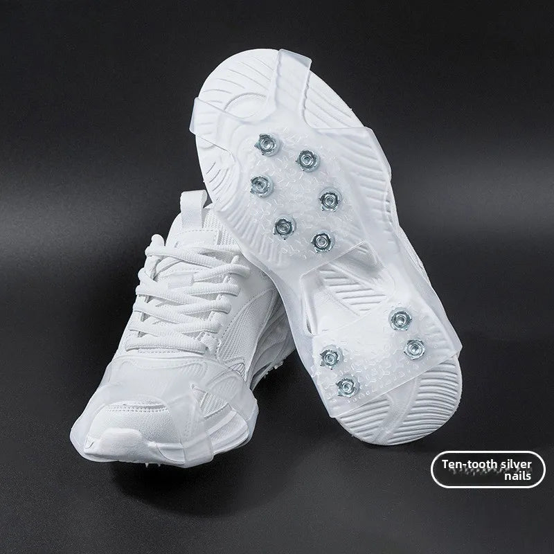Outdoor Ice Claw Non-slip Shoe Covers Adult Hiking Children Climbing Ice Fishing Snow Boots 10 Teeth Sole Nail Winter Ice Grip