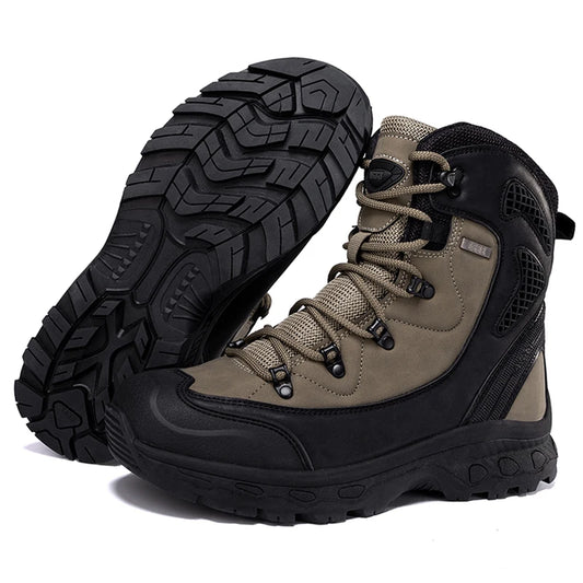 Men's mountain climbing motorcycle boots
