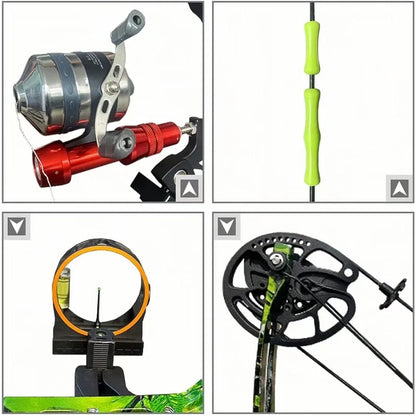 2025 New Complete Compound Bow Fishing Kit with Adjustable Draw Length 1829.5 1545 LBS Power Range Fully Adjustable Right Left