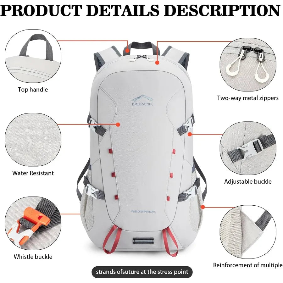 Hiking Backpack Large 35L Travel Backpacks for Men Women Ultra Lightweight Packable Camping Daypack for Outdoor Sports Perfect