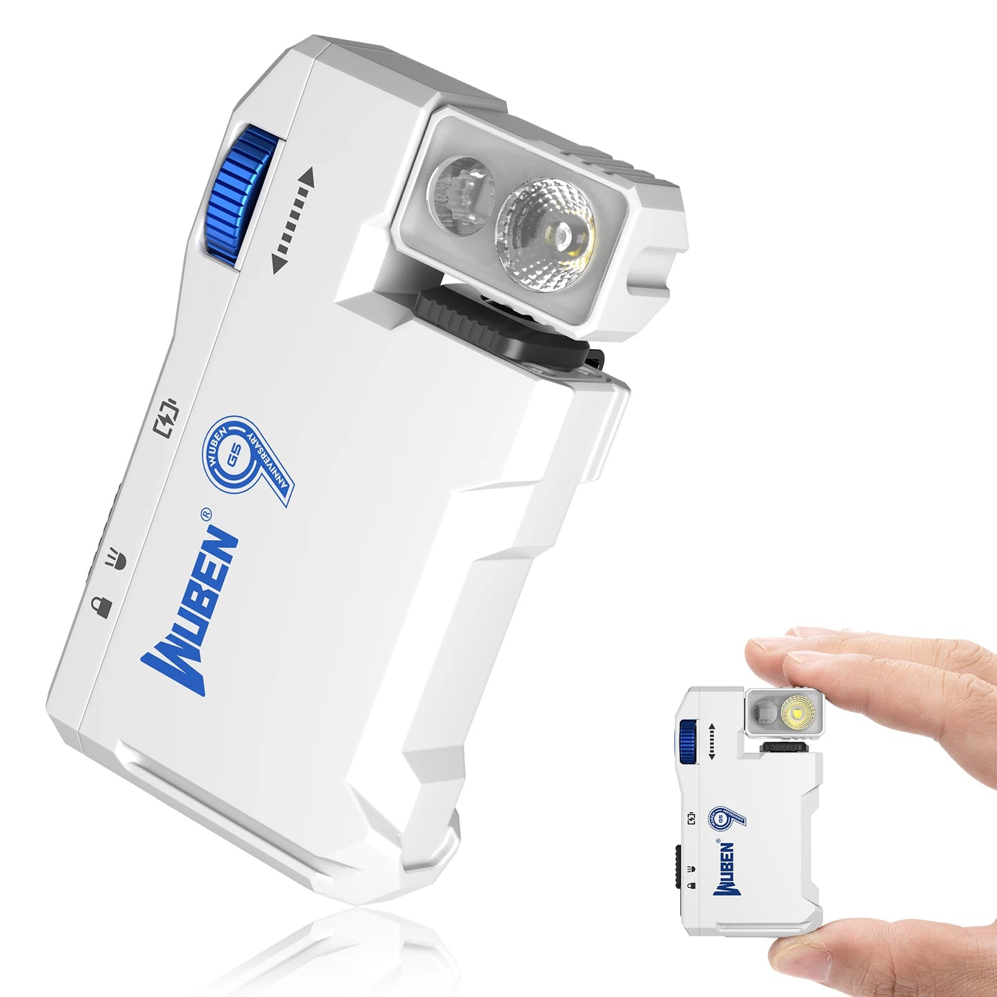 WUBEN G5 Rechargeable EDC Flashlight, 400 Lumens