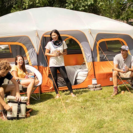 Tent for Family Camping | 12 Person Large Multi Room Cabin