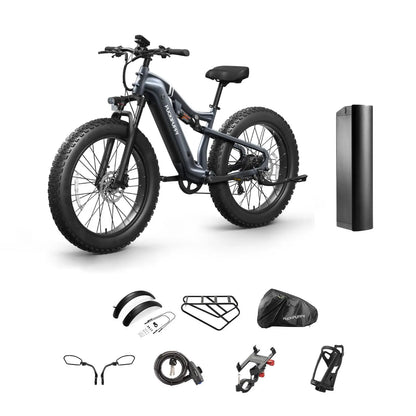 Labrador pro Electric Bike 1350W Peak 48V 20AH Battery Ebike 26" Fat Tire Electric Mountain