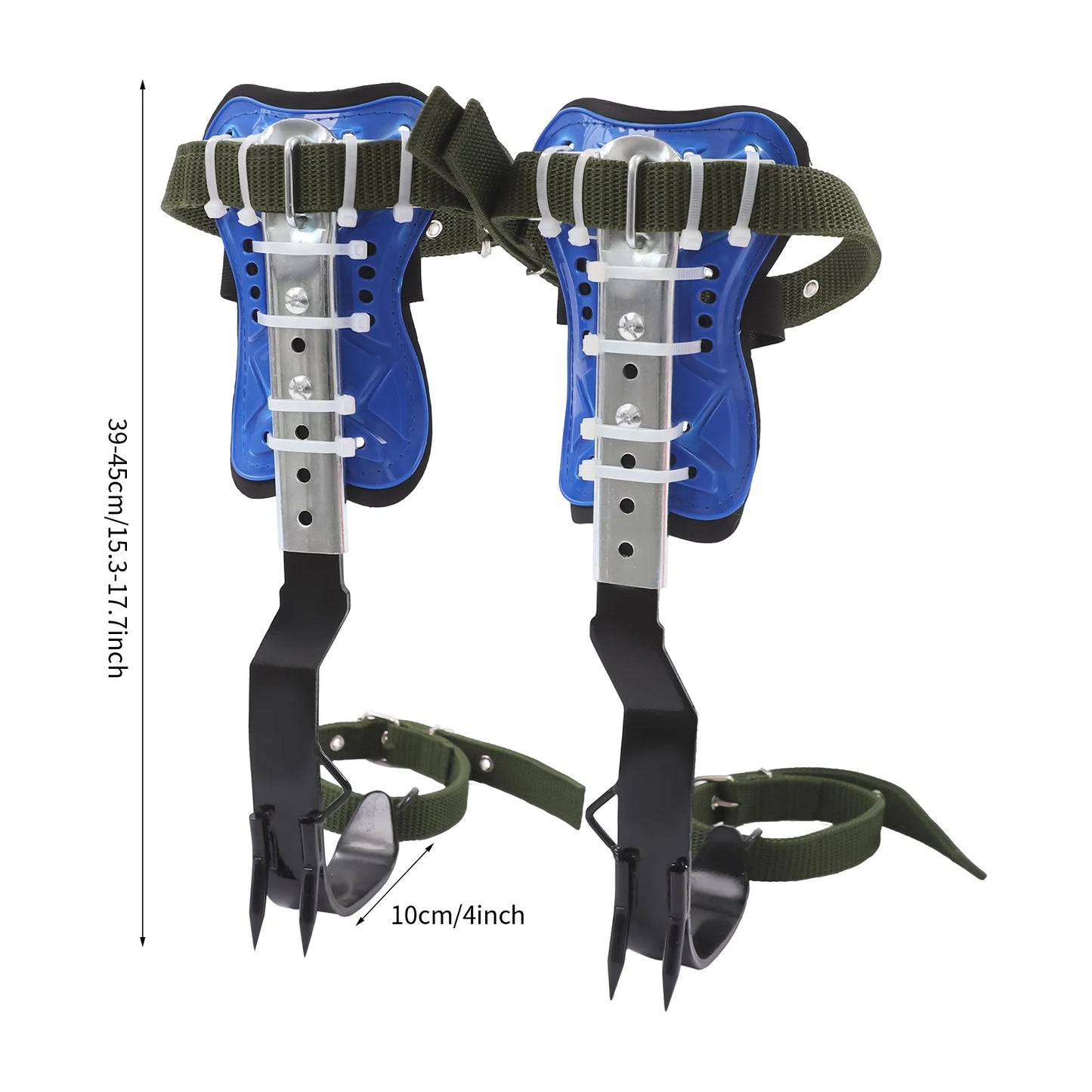 150kg Capacity Adjustable Tree Climbing Spikes Gear Set