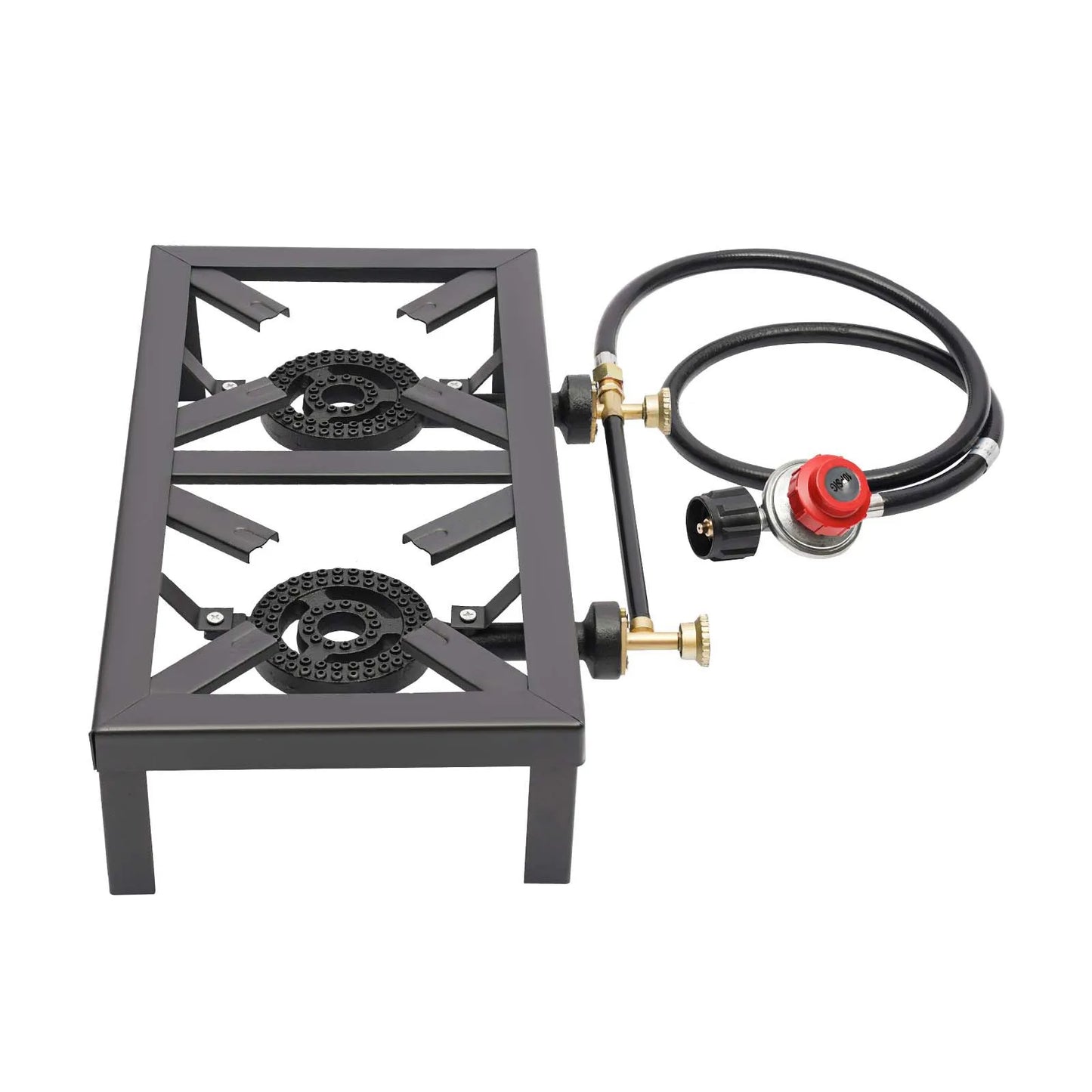 8000W Dual Burner Cast Iron Gas Camping Stove