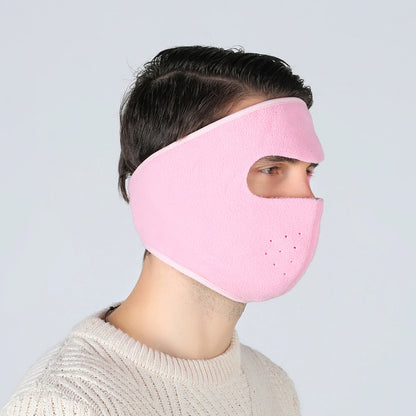 Fleece Winter Outdoor Sports Thermal Face Mask and Ear Warmer.