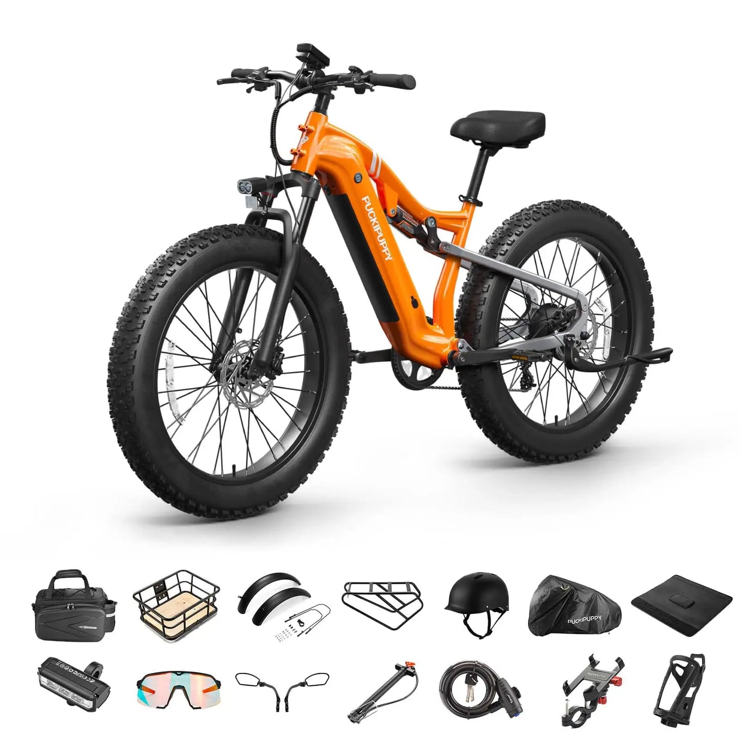 Labrador pro Electric Bike 1350W Peak 48V 20AH Battery Ebike 26" Fat Tire Electric Mountain