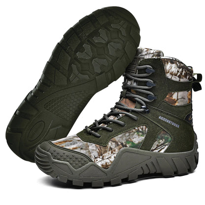 Men's waterproof hiking boots, lightweight outdoor work boots, stylish and durable hiking boots
