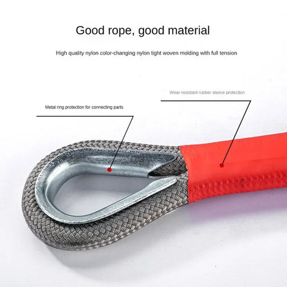 Outdoor Off-road Trailer Tow Rope, Emergency Rescue, Thicker