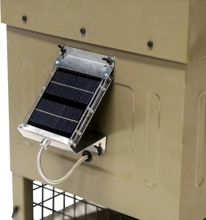 Boss Buck Stand & Fill Sled Feeder with Diverter Plate & Solar Panel