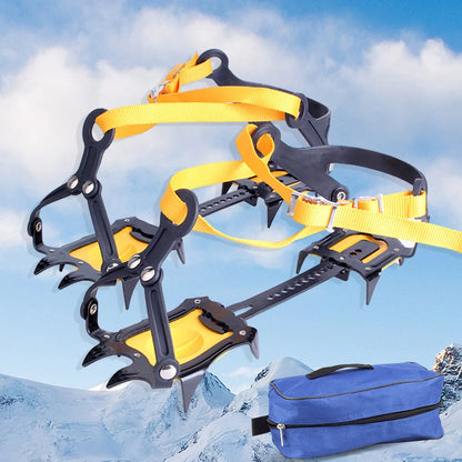 Mountaineering Cleats Anti-Slip 10 Teeth, for Ice Climbing Kits