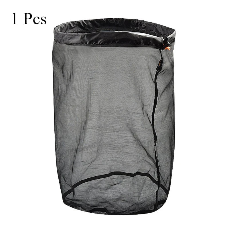 1Pcs Outdoor Ultralight Mesh Storage Bag