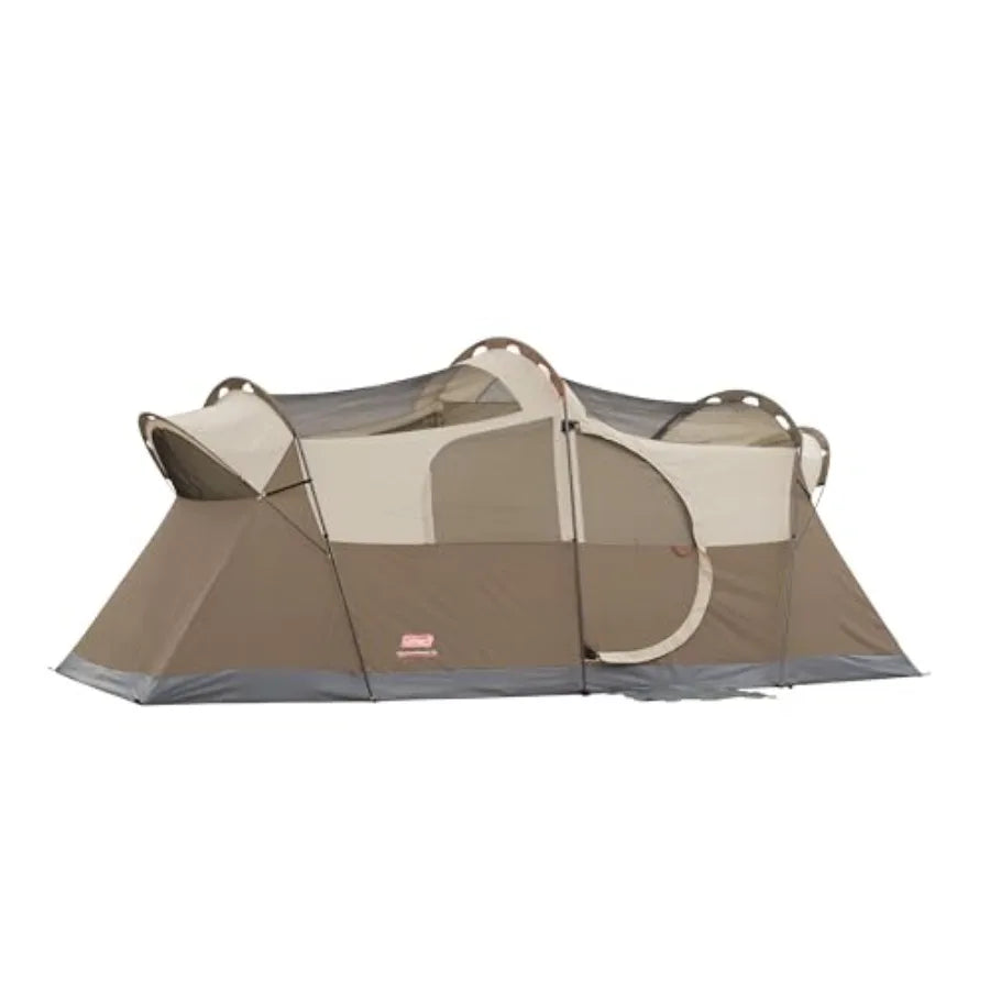 WeatherMaster 10-Person Camping Tent with Rainfly and Room Divider