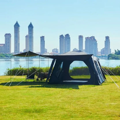 Extra Large Tent 12 Person A Awning Family Cabin