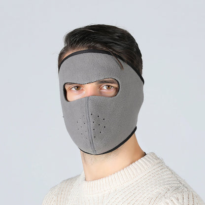Fleece Winter Outdoor Sports Thermal Face Mask and Ear Warmer.