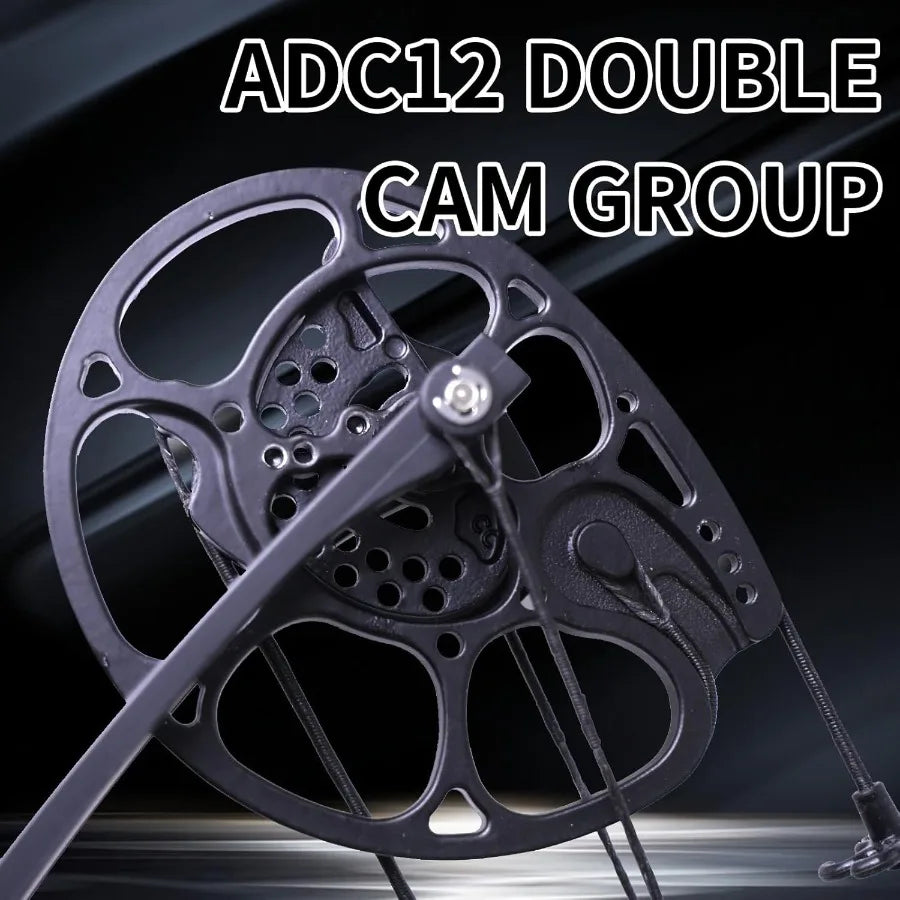 Compound Bow and Arrow Set for Adults Archery Shooting Bow Adjustable 30-65LBS, 9.5"-30" Draw Length