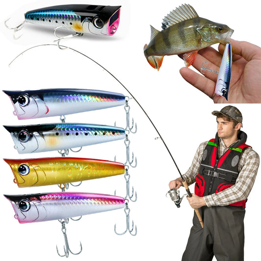 Floating Fishing Lure with Hook,Topwater Bubble Baits.