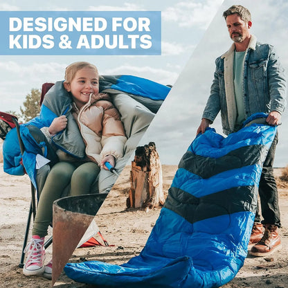 Ultralight Waterproof Sleeping Bag for Adults & Kids