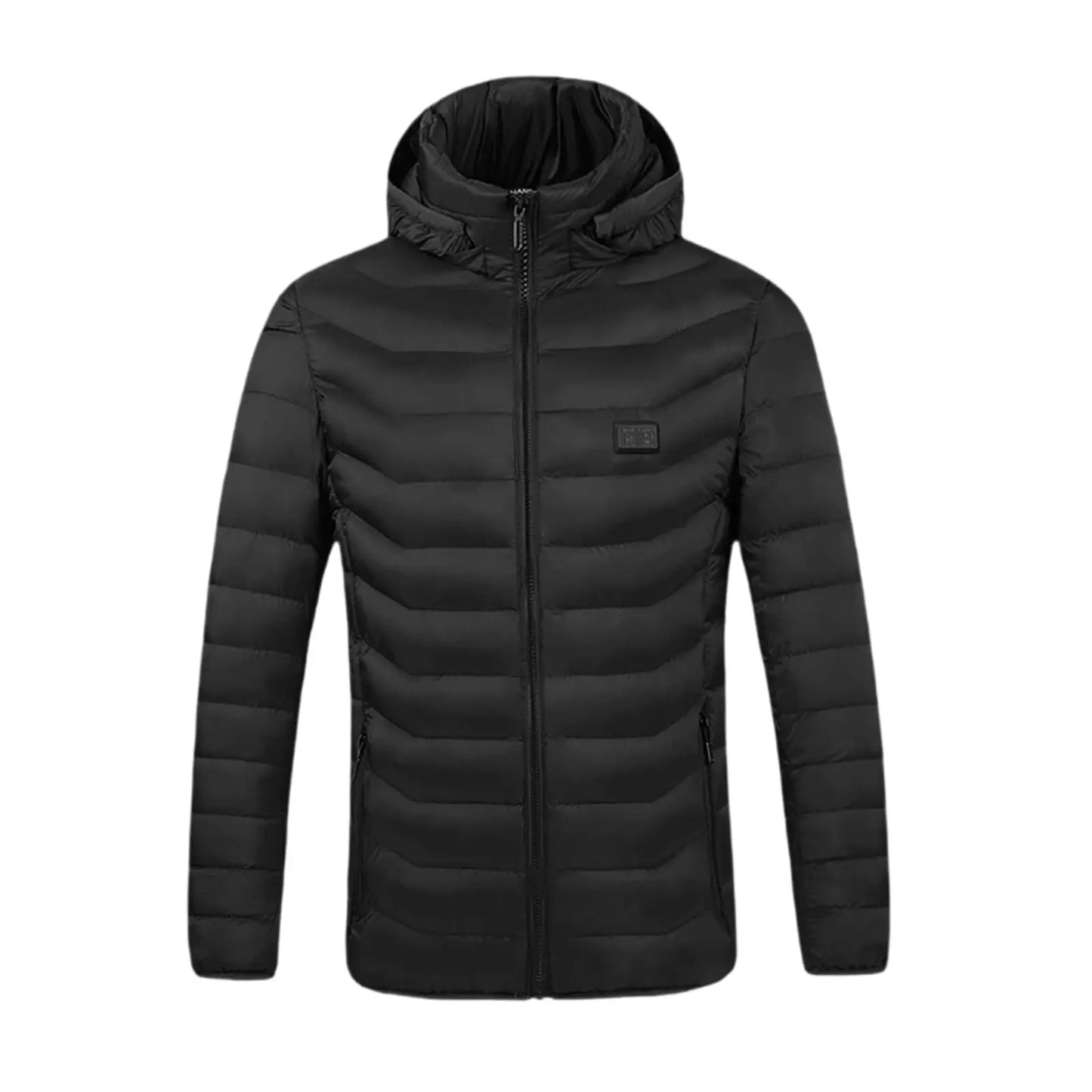Winter Heated Warm Coat Hooded, Windproof