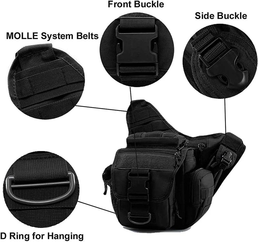 Men Tactical Shoulder Bag Sling Chest Pack