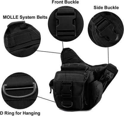 Men Tactical Shoulder Bag Sling Chest Pack