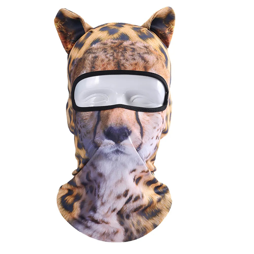 3D Animal Balaclava Ski Hats Party Cat Dog Funny mask.