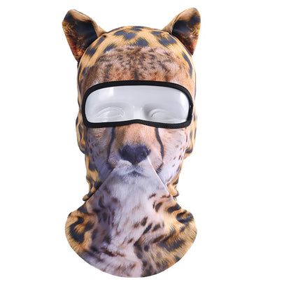 3D Animal Balaclava Ski Hats Party Cat Dog Funny mask.