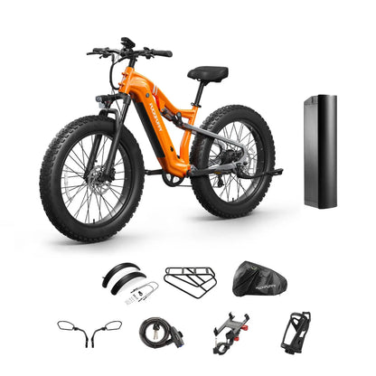 Labrador pro Electric Bike 1350W Peak 48V 20AH Battery Ebike 26" Fat Tire Electric Mountain