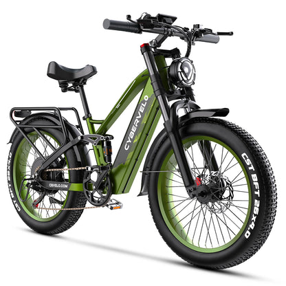 Cybervelo 5000w Peak Built-in Battery Ebike, 100 Miles Range