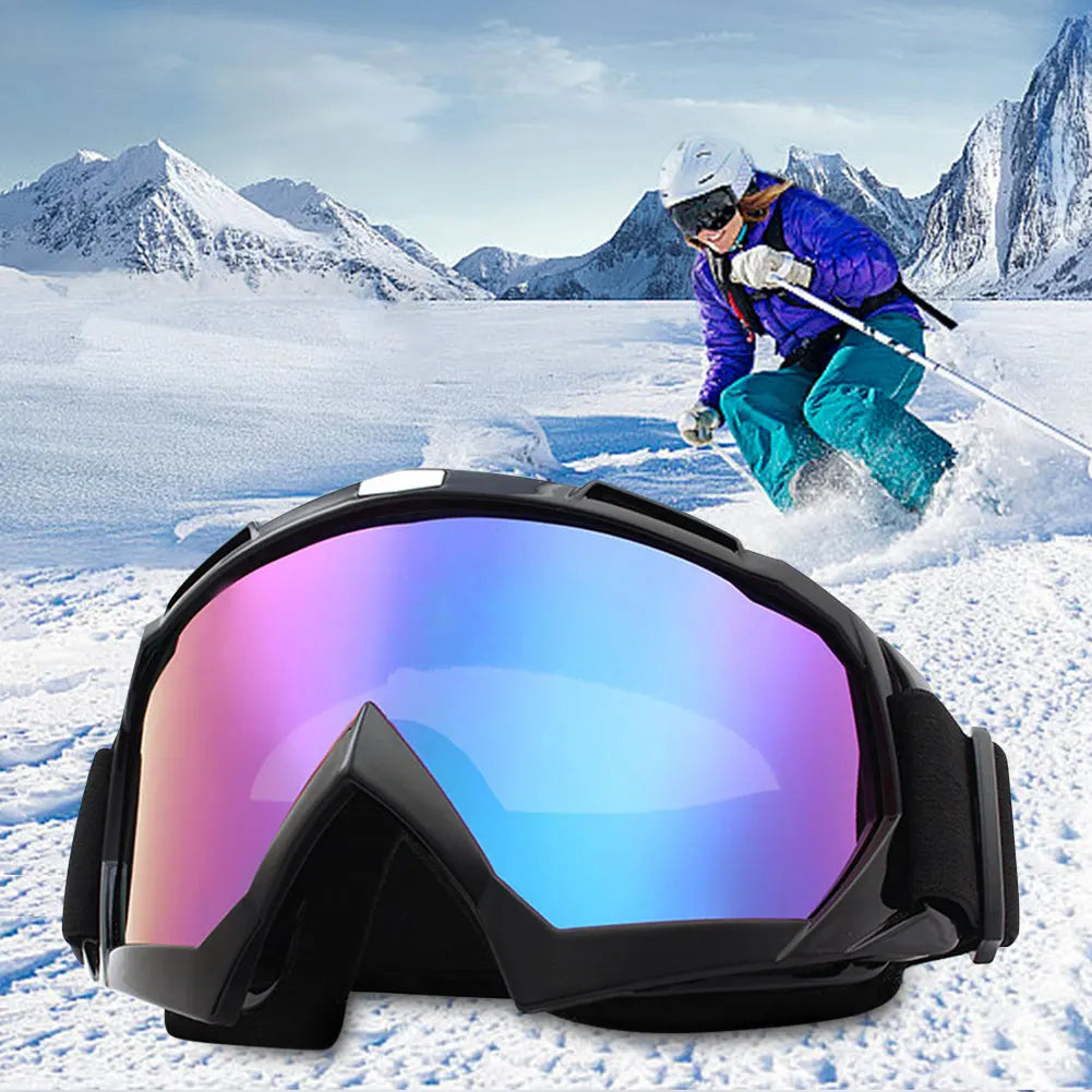 Skiing Eyewear, Windproof, Cycling, Sun Anti-Fog Protective Goggles UV Protection for Winter Outdoor Sport