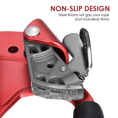 Vertical Rope Ascender Hand, Aluminum  Alloy Rock Climbing