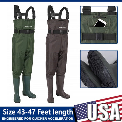 Waterproof Fishing Waders Pants Chest-Length