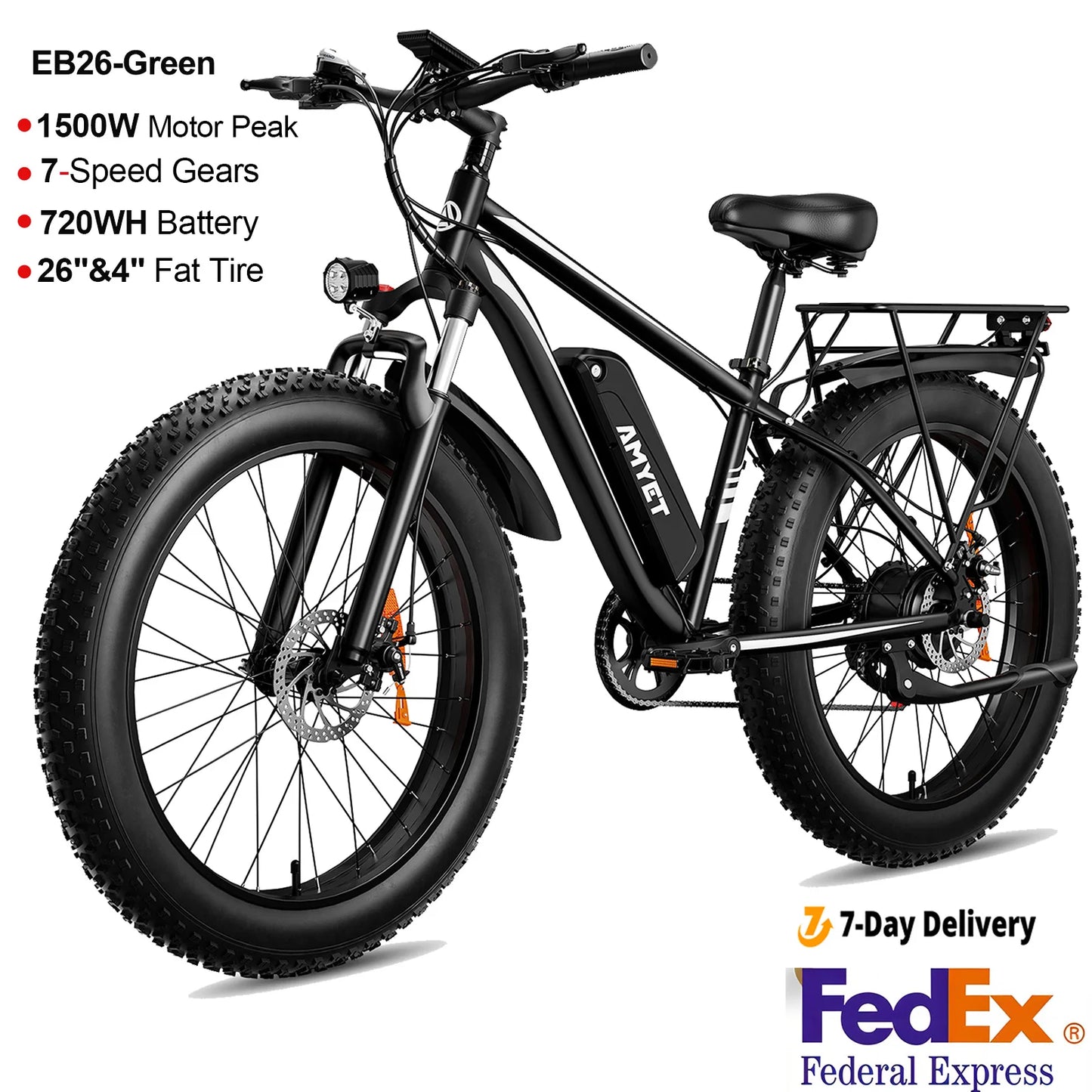 Electric Bike EB26 Blue Adults Electric Bicycle