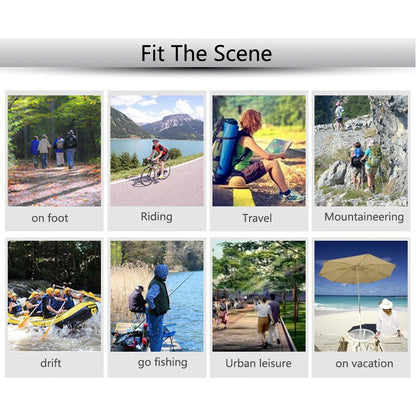 6Pcs Camping Mountaineering Buckle Multifunctional Carabiner Spring Snap.