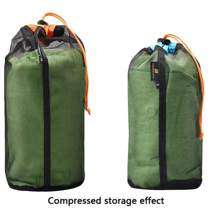 1Pcs Outdoor Ultralight Mesh Storage Bag