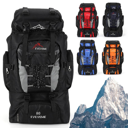 Mountaineering Backpack Large Capacity Climbing Backpack Adjustable.